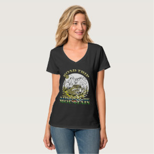 vintage coola campfire bergsväg resa t shirt