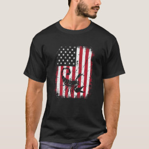 Vintage Coola Scorpion Animal Retro USA Fl T Shirt