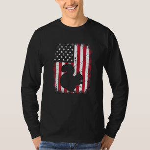 Vintage Coola Squirrel Animal Retro USA Fl T Shirt
