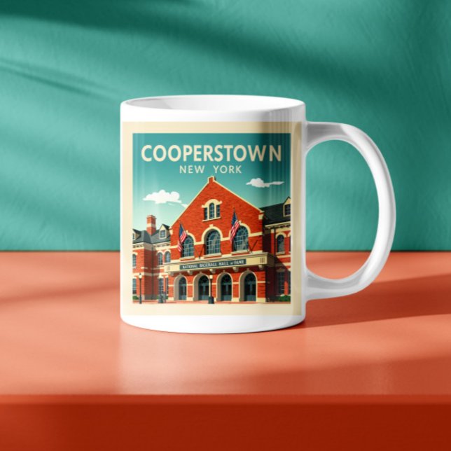 Vintage Cooperstown New York Kaffemugg (Skapare uppladdad)