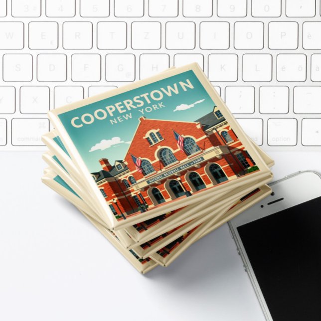 Vintage Cooperstown New York Magnet (Skapare uppladdad)