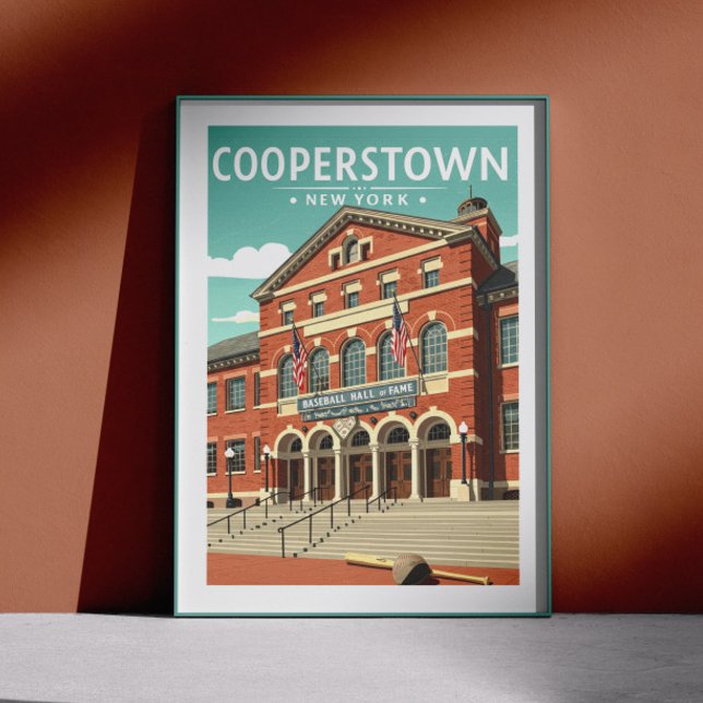 Vintage Cooperstown New York Poster (Skapare uppladdad)