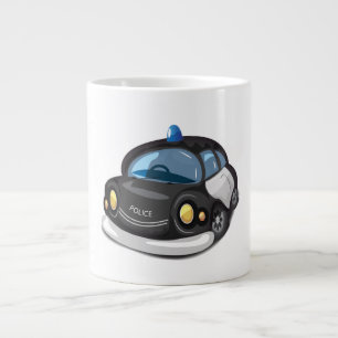 Vintage Cop Car Jumbo Mugg