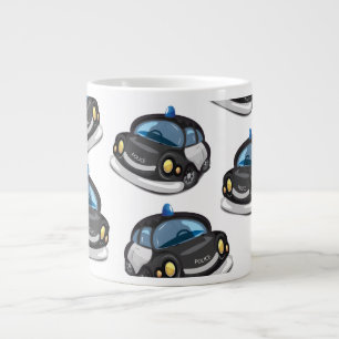 vintage Cop Car Jumbo Mugg
