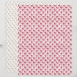 Vintage Coquette Rosa Diamant Scrapbookpapper