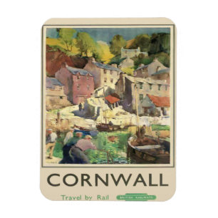 Vintage Cornwall reser vid stångkylmagneten Magnet