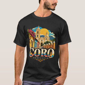 Vintage Coro Venezuela Resa Konst Landmärke T Shirt