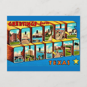 Vintage Corpus Christy TX vykort
