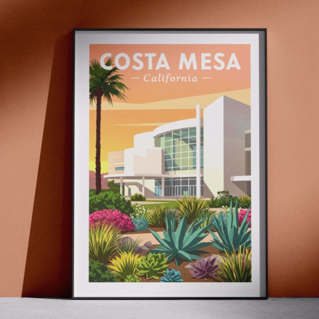 Vintage Costa Mesa California Poster (Skapare uppladdad)