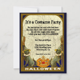 Vintage Costume Party-inbjudan Inbjudningar