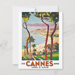Vintage Cote D'Azur Cannes Kort