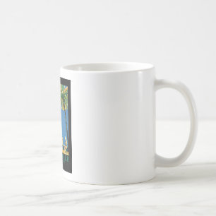 Vintage Cote D'Azur Fransk Travel Kaffemugg