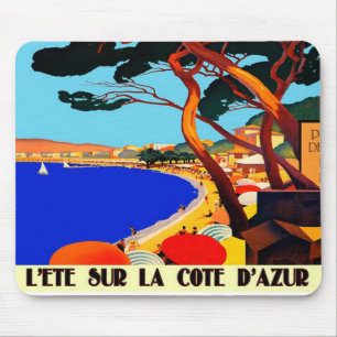 Vintage Cote D'Azur Fransk Travel Musmatta