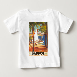 Vintage Cote D'Azur Fransk Travel T Shirt