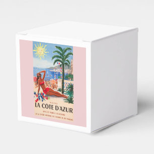 Vintage Cote D'Azur strandflicka Presentaskar