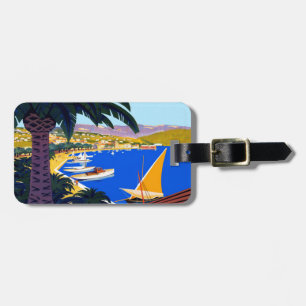 Vintage Cote D'Azur Travel Bagagebricka