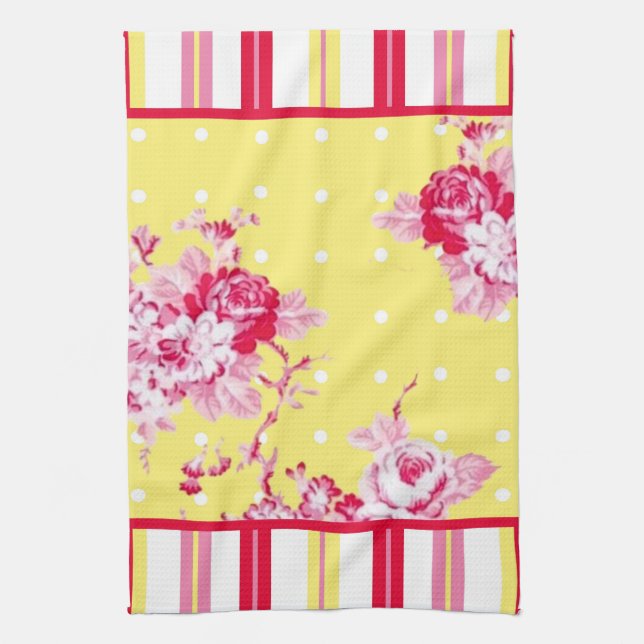 Vintage Cottage Kitchen Towel Kökshandduk (Vertikal)