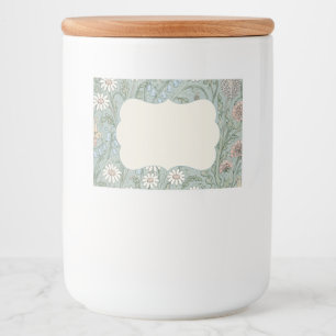 Vintage Cottagecore Vildblomma Mat Etiketter