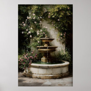Vintage Cottagetavlor Set med 6 tryck, Romantisk Poster