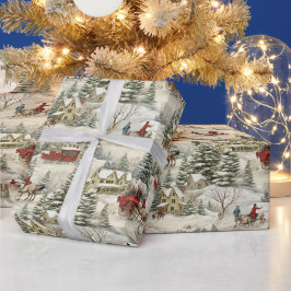 Vintage Country Jul Presentpapper