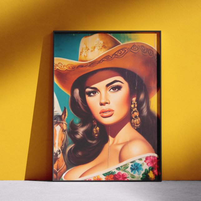 Vintage Country Pin-up Poster (Skapare uppladdad)