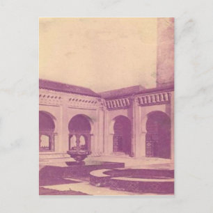 Vintage Courtyard, Algeriet 1910 Vykort