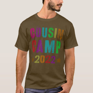 Vintage COUSIN CAMP 2022 Funny Grandma Grandpa Ree T Shirt
