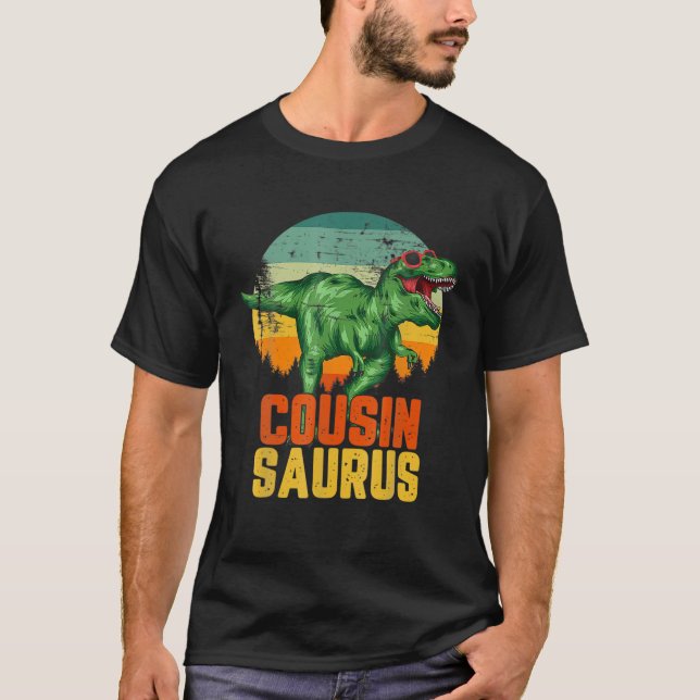 Vintage Cousinsaurus Dinosaur T Rex Shirt (Framsida)
