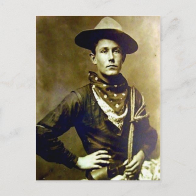 Vintage Cowboy 17 Vykort (Framsida)