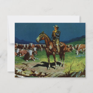 Vintage Cowboy, boskapsskötare på gården
