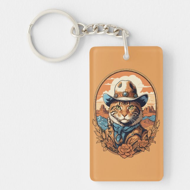 Vintage Cowboy Cat Design (Framsidan)