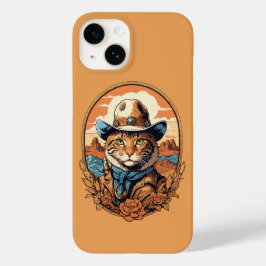 Vintage Cowboy Cat Design