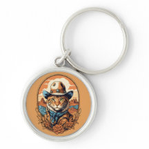 Vintage Cowboy Cat Design