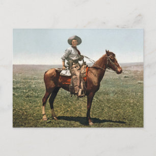 Vintage Cowboy - circa 1904 Vykort