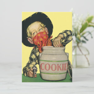 Vintage Cowboy leksakspistol Hand i kakburken