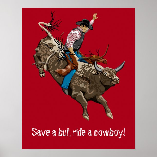 Vintage cowboy poster (Framsidan)