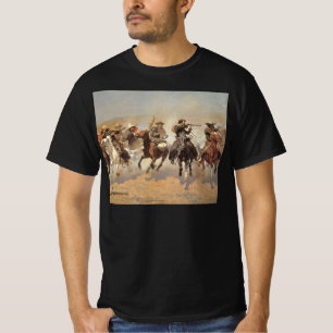 Vintage Cowboys, A Dash For Timber av Remington T Shirt