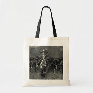 Vintage Cowboys, en stämpel av Frederic Remington Tygkasse