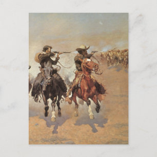 Vintage Cowboys, ett streck för timmer från Reming Vykort