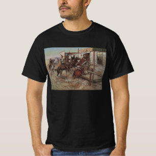 Vintage Cowboys, In Without Knocking av CM Russell Tee