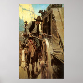 Vintage Cowboys, NC Wyeth. Poster