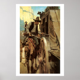 Vintage Cowboys, NC Wyeth. Poster