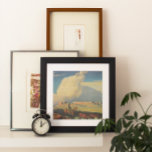 Vintage Cowboys, Open Range av Maynard Dixon Poster<br><div class="desc">Open Range (1942) av Maynard Dixon är en vintage American bra Art Landcape-målning. En cowboyrancher som rider sin häst på sydvästra slätten. Han är samlare hans kor, tjurar och boskap på prärien. Stora vita moln fyller himlar över den öppna gården fält och mesan. Om konstnären: Maynard Dixon (1875-1946) var en...</div>