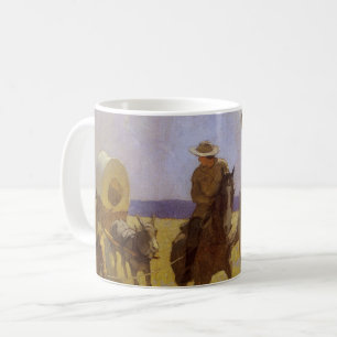 Vintage Cowboys, Parkman Outfit av NC Wyeth Kaffemugg
