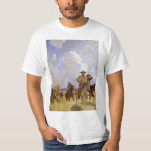 Vintage Cowboys, Parkman Outfit av NC Wyeth Tee Shirt