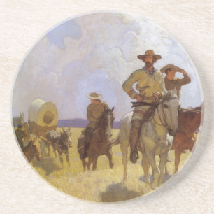 Vintage Cowboys, Parkman Outfit av NC Wyeth Underlägg