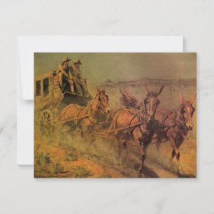 Vintage Cowboys, Stage Coach av John Borein