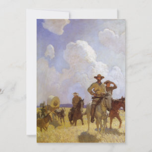 Vintage Cowboys, The Parkman Outfit av NC Wyeth