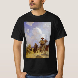 Vintage Cowboys, The Parkman Outfit av NC Wyeth Tee Shirt