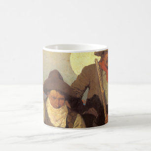 Vintage Cowboys, The Pay Stage av NC Wyeth Kaffemugg